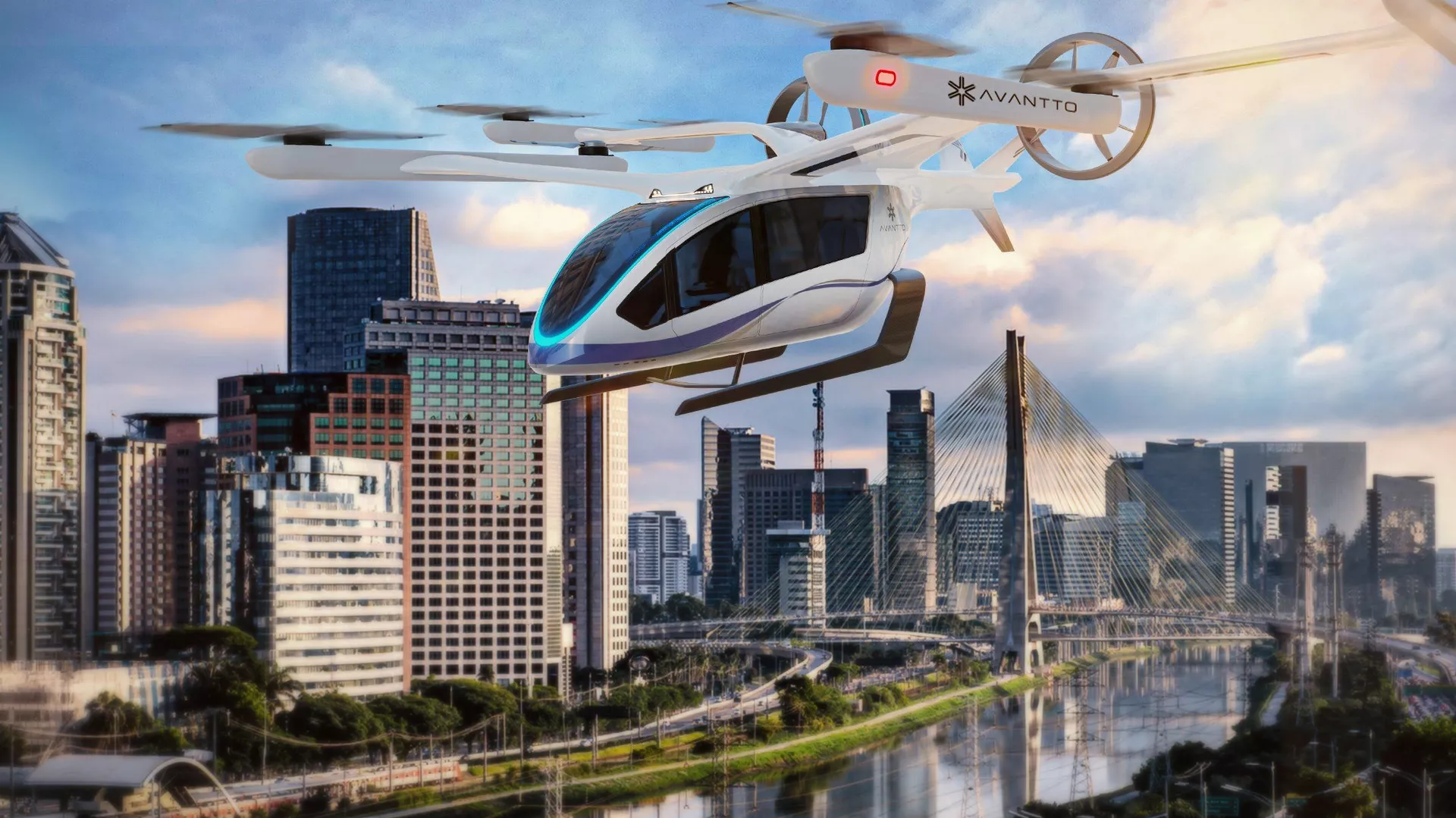 Aeronave eVTOL da Eve Urban Air Mobility Aeronave eVTOL da Eve Urban Air Mobility - Sputnik Brasil, 1920, 22.12.2021
