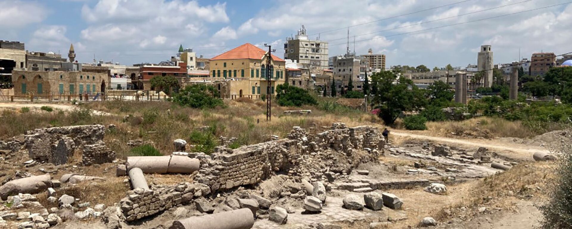 Complexo de templos do período romano descoberto na cidade de Tiro no Líbano - Sputnik Brasil, 1920, 09.12.2025
