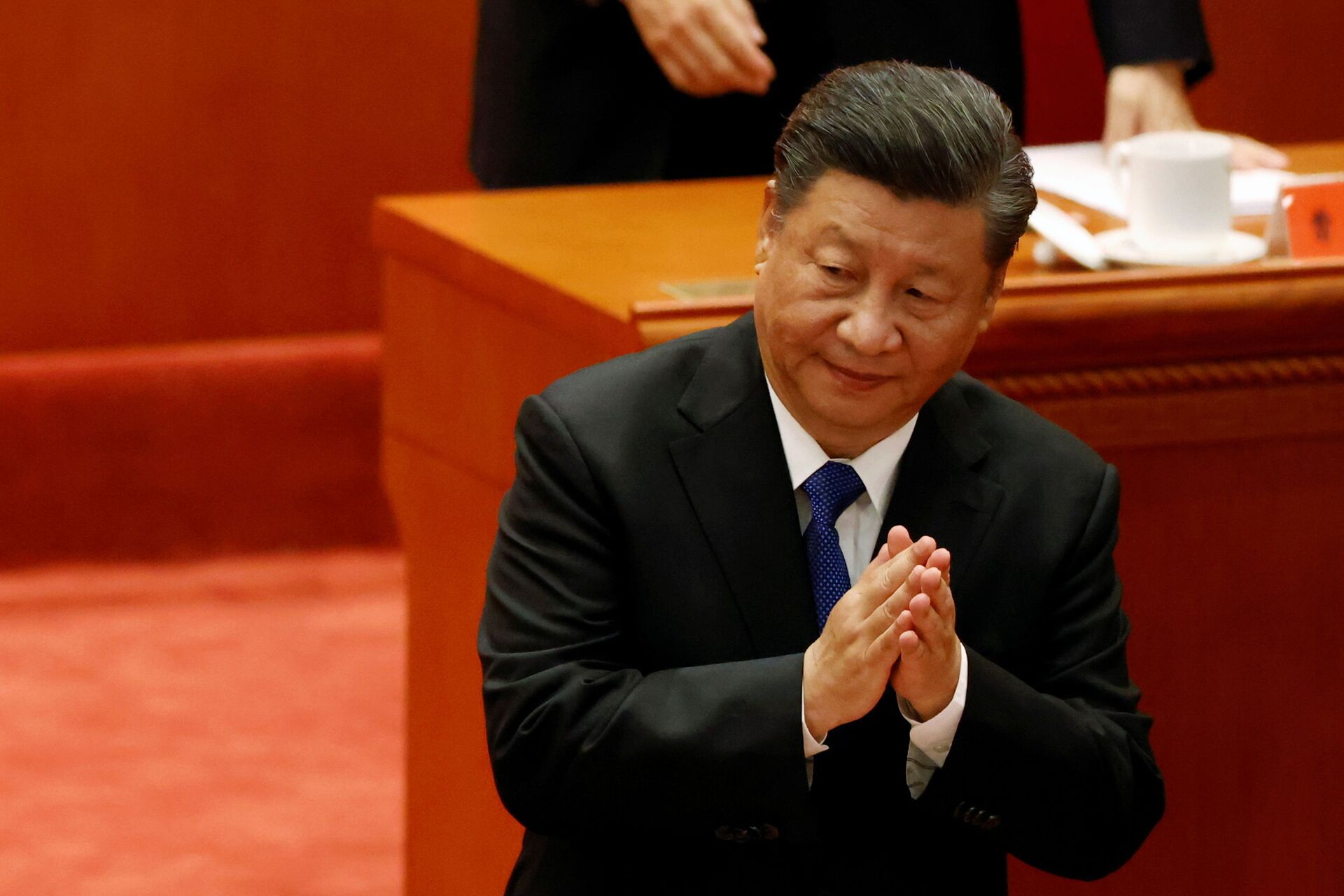 Presidente chinês, Xi Jinping, no 100º aniversário da Revolução de 1911 ou Primeira Revolução Chinesa, no Grande Salão do Povo em Pequim, China, 9 de outubro de 2021 - Sputnik Brasil, 1920, 09.11.2021