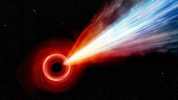 Buraco negro com uma radiografia  - Sputnik Brasil