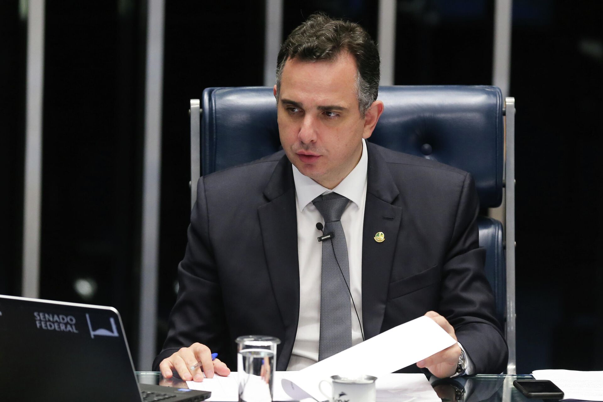 Rodrigo Pacheco (PSD-MG), presidente do Senado Federal - Sputnik Brasil, 1920, 01.02.2023