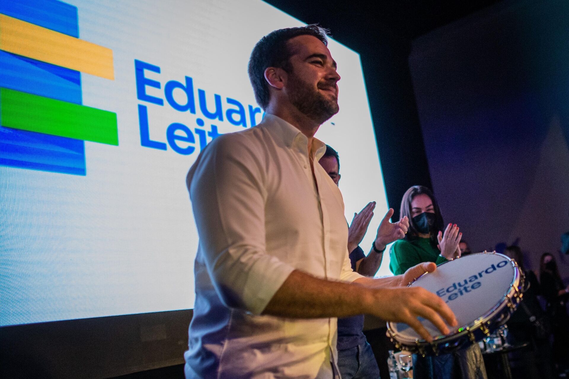 Eduardo Leite com filiados em Santo André, na região do ABC - Sputnik Brasil, 1920, 17.11.2021