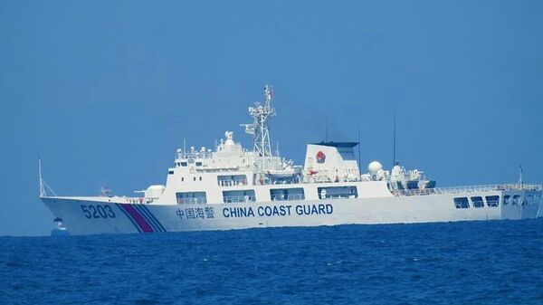 Navio da Guarda Costeira da China - Sputnik Brasil