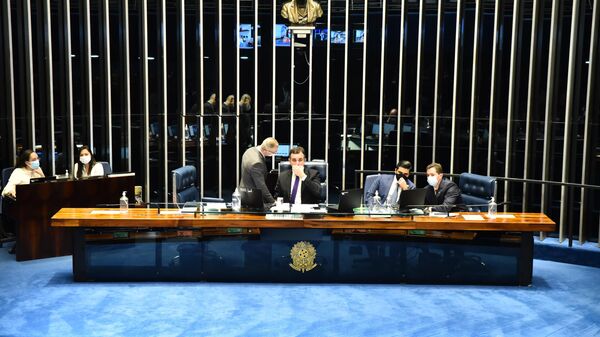 Sessão Deliberativa Ordinária no Senado Federal, 23 de novembro de 2021 - Sputnik Brasil