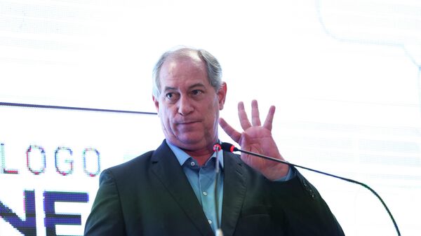 Ciro Gomes (PDT) durante as eleições presidenciais de 2018 - Sputnik Brasil