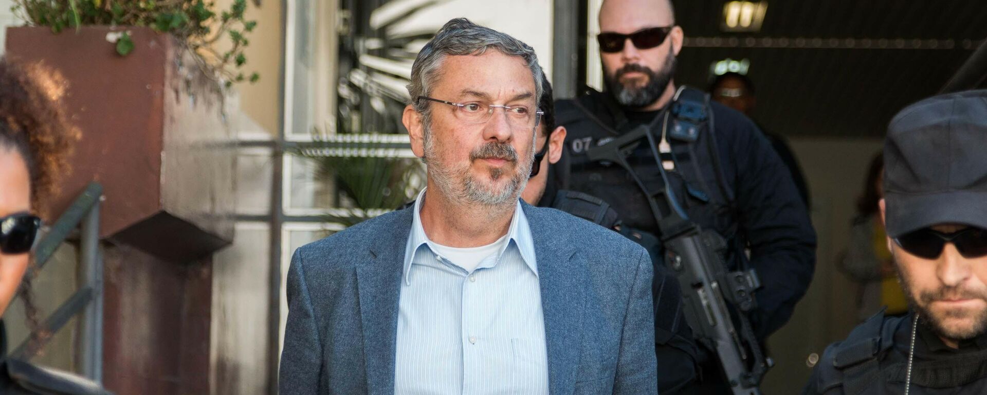 O ex-ministro da Casa Civil e da Fazenda Antonio Palocci (PT) foi preso temporariamente na Operação Lava Jato - Sputnik Brasil, 1920, 01.12.2021