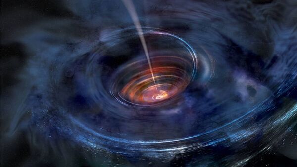 Buraco negro supermassivo no centro da galáxia distante Swift J1644 57
 - Sputnik Brasil