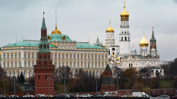 Grande Palácio e catedral no Kremlin de Moscou, Rússia - Sputnik Brasil