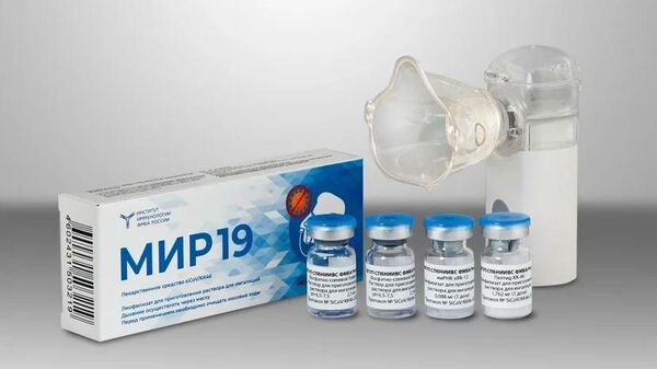 Medicamento contra o coronavírus russo MIR 19 - Sputnik Brasil