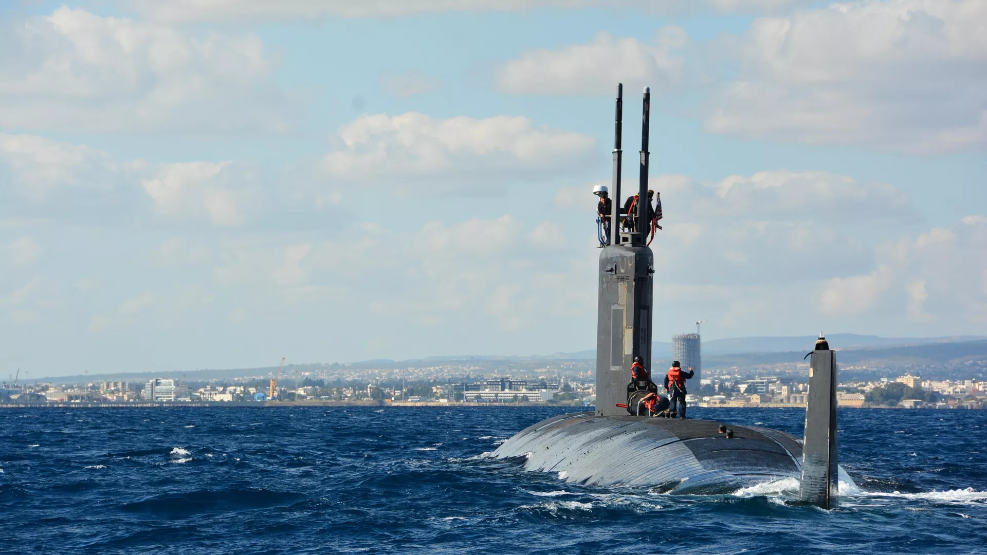 Submarino USS Albany (SSN 753) de classe Los Angeles (imagem referencial) - Sputnik Brasil, 1920, 22.01.2022