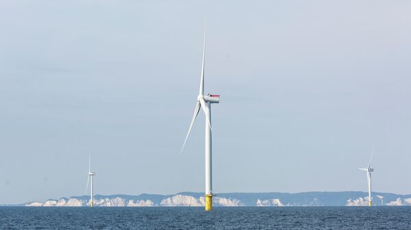 Turbinas eólicas no mar Báltico - Sputnik Brasil