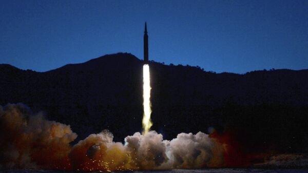 Teste de míssil hipersônico em lugar não revelado na Coreia do Norte, 11 de janeiro de 2022 - Sputnik Brasil