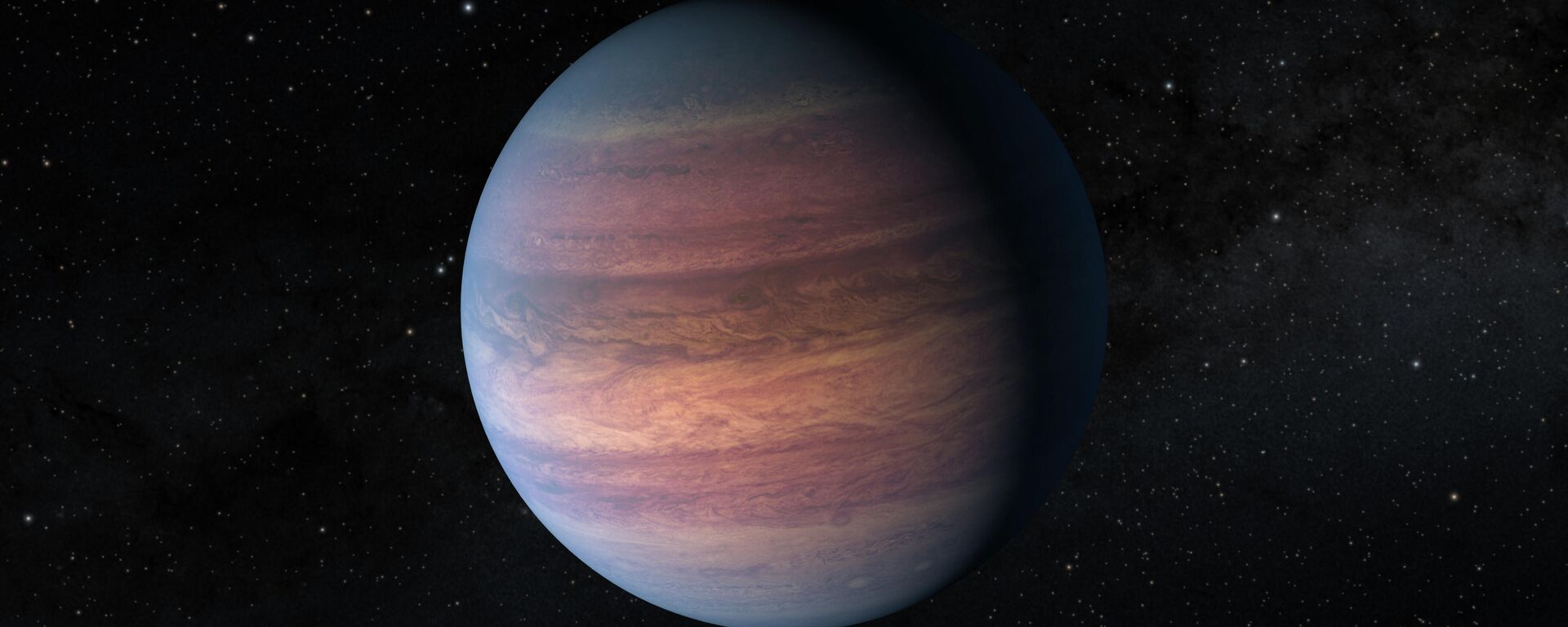 Representação artística do exoplaneta TOI-2180 b - Sputnik Brasil, 1920, 14.03.2025