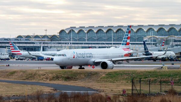 Aviões da companhia aérea norte-americana American Airlines - Sputnik Brasil