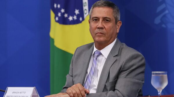 Walter Braga Netto quando era ministro da casa civil em 2020 - Sputnik Brasil