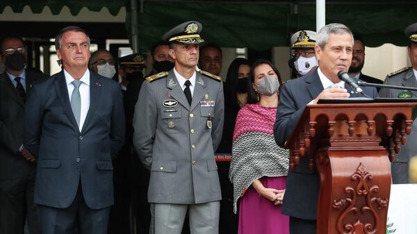 Cerimônia de Entrega de Espadim aos Cadetes da Turma Bicentenário do General João Manoel Menna Barreto palavras do Ministro da Defesa, Walter Braga Netto (foto de arquivo) - Sputnik Brasil