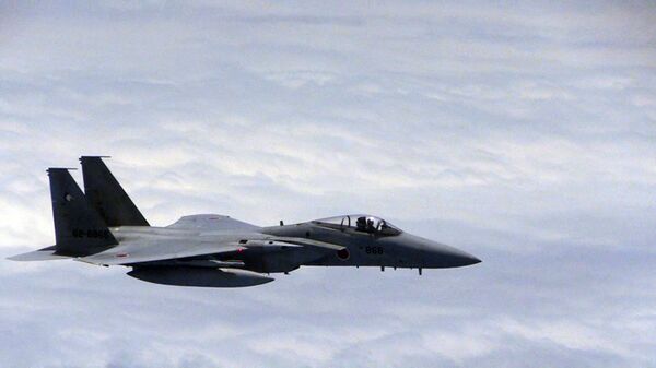 Caça F-15 do Japão (imagem referencial) - Sputnik Brasil