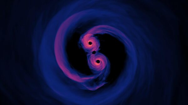 Buracos negros supermassivos (imagem referencial) - Sputnik Brasil