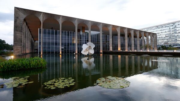 Fachada do Palácio Itamaraty, em Brasília (foto de arquivo) - Sputnik Brasil