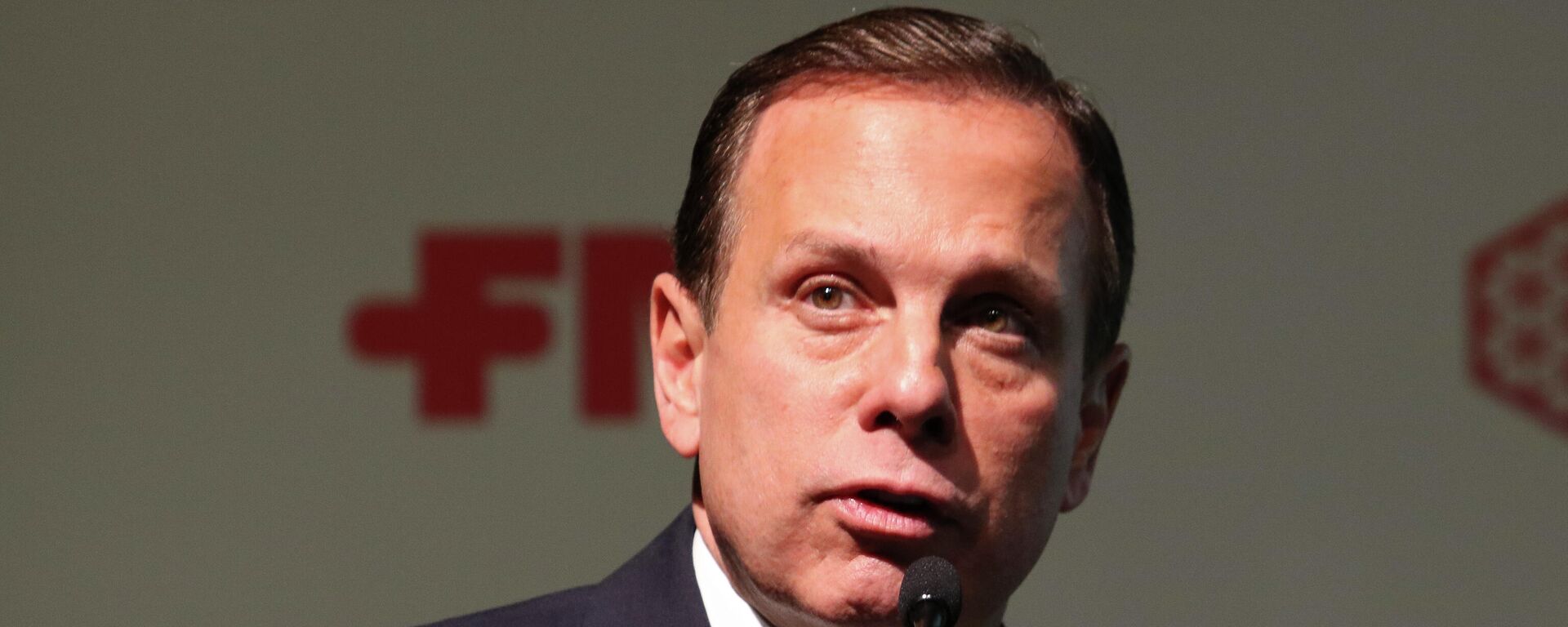 O governador de São Paulo, João Doria, participa da abertuta do Ethanol Summit, no Centro Fecomercio de Eventos, em São Paulo, 17 de junho de 2019 - Sputnik Brasil, 1920, 09.02.2022