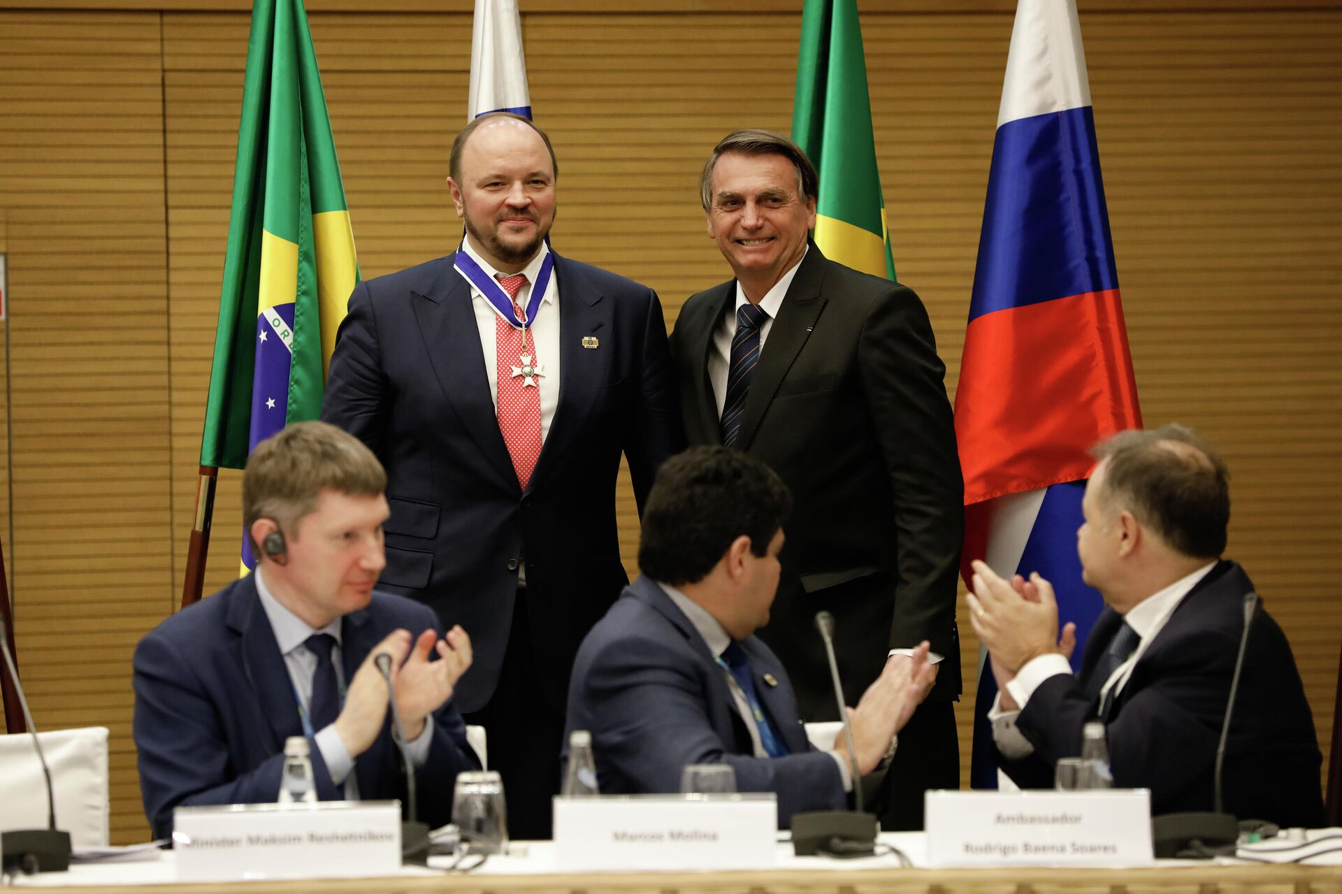 Encontro Empresarial Brasil-Rússia, com a presença do presidente Jair Bolsonaro e empresários russos, 16 de fevereiro de 2022 - Sputnik Brasil, 1920, 23.02.2022