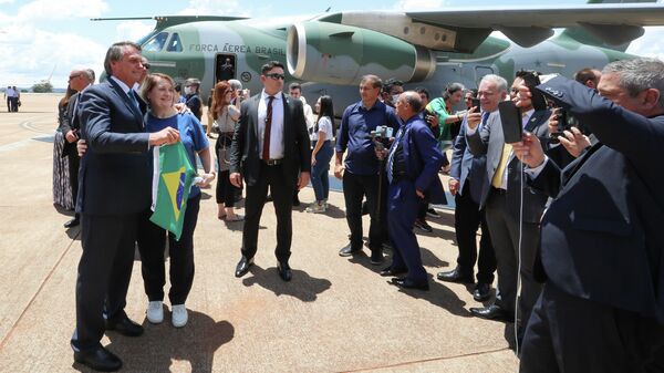 Recepção do Governo aos Brasileiros e Estrangeiros provenientes da Ucrânia - Operação Repatriação, 10 de março de 2022 - Sputnik Brasil