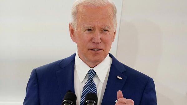 Joe Biden, presidente dos Estados Unidos, discursa em 21 de março de 2022 - Sputnik Brasil