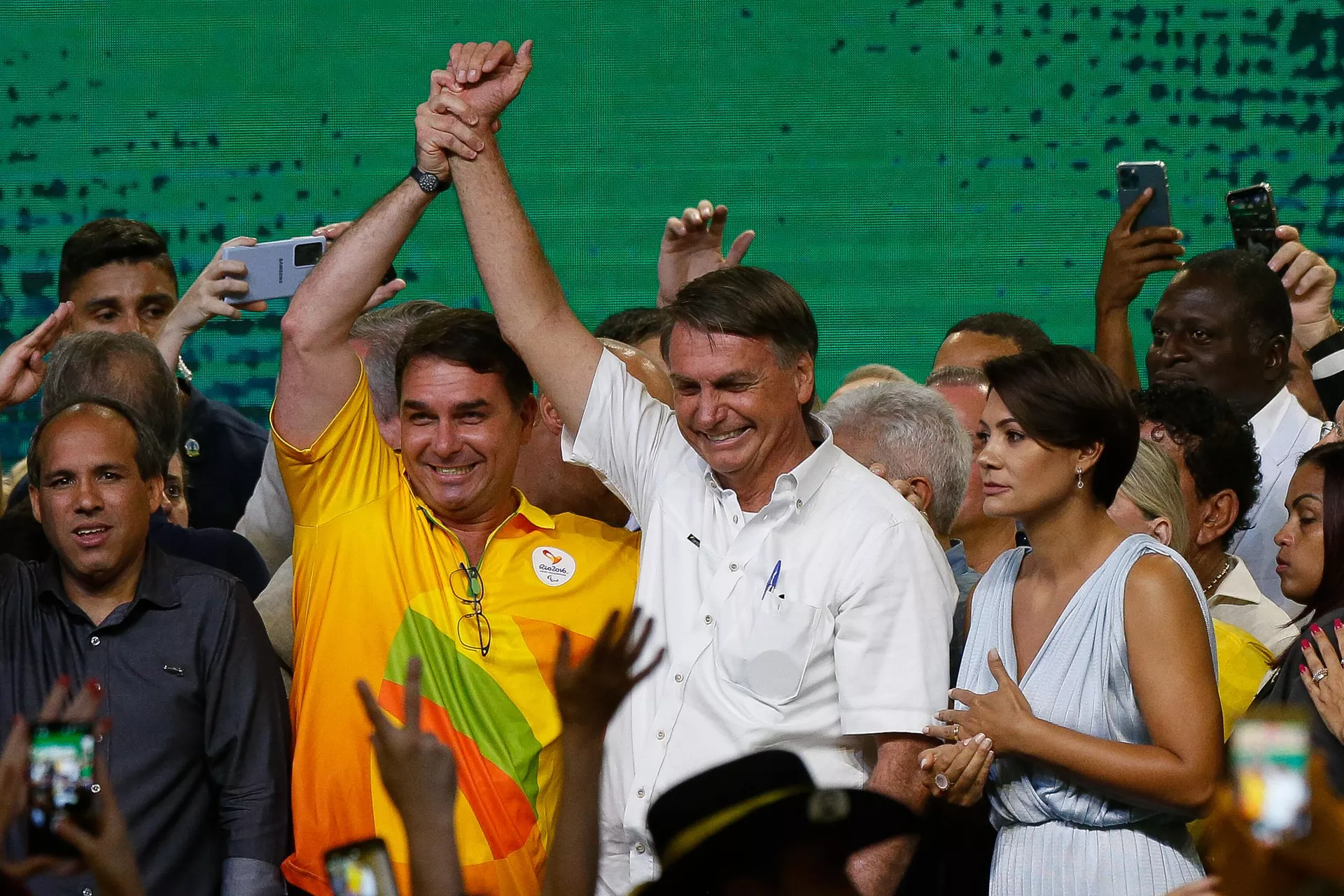 Presidente Jair Bolsonaro em evento nacional de seu partido, o PL. Presidente Jair Bolsonaro em evento nacional de seu partido, o PL. - Sputnik Brasil, 1920, 27.03.2022