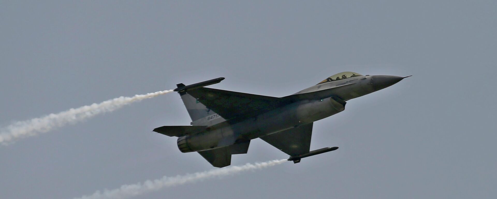 Um jato JF-17 da Força Aérea do Paquistão voa durante uma parada militar no Dia Nacional do Paquistão, em Islamabad, 23 de março de 2022 - Sputnik Brasil, 1920, 09.01.2026