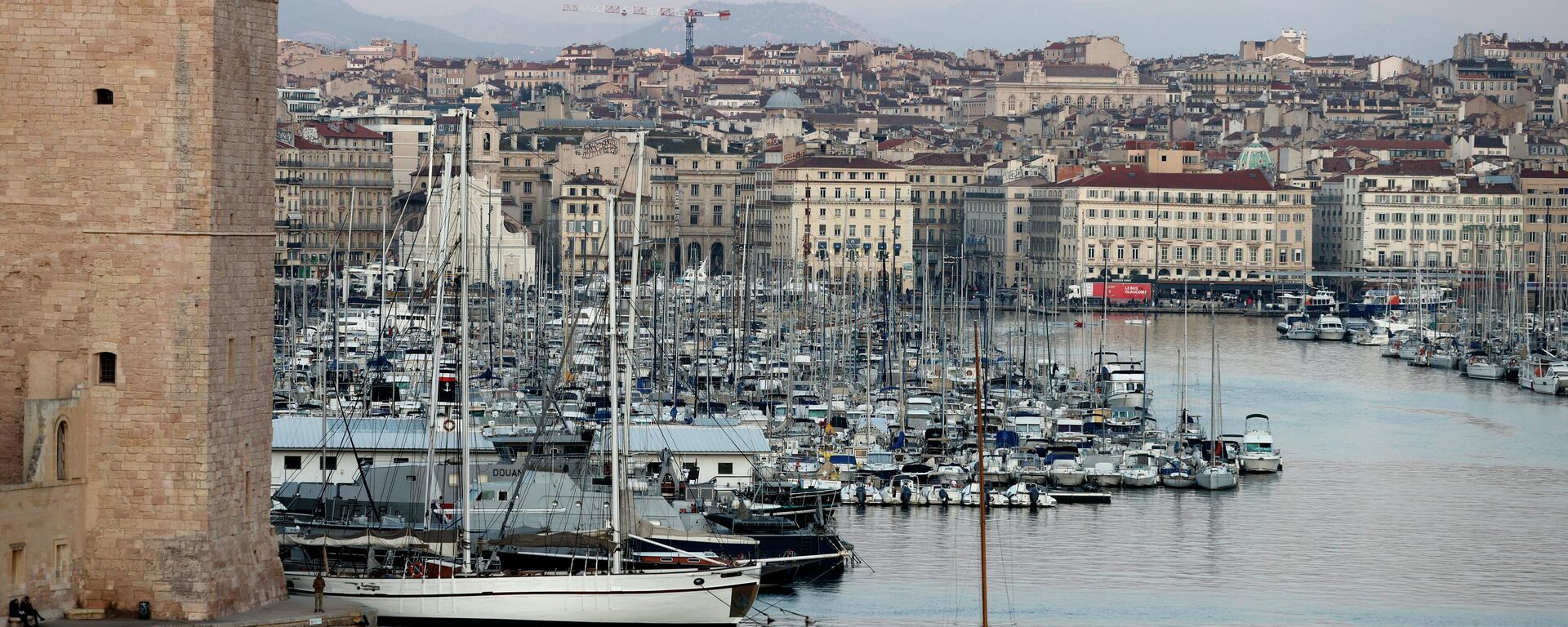 Barcos no Antigo Porto de Marselha, França, 9 de março de 2022 - Sputnik Brasil, 1920, 24.04.2022