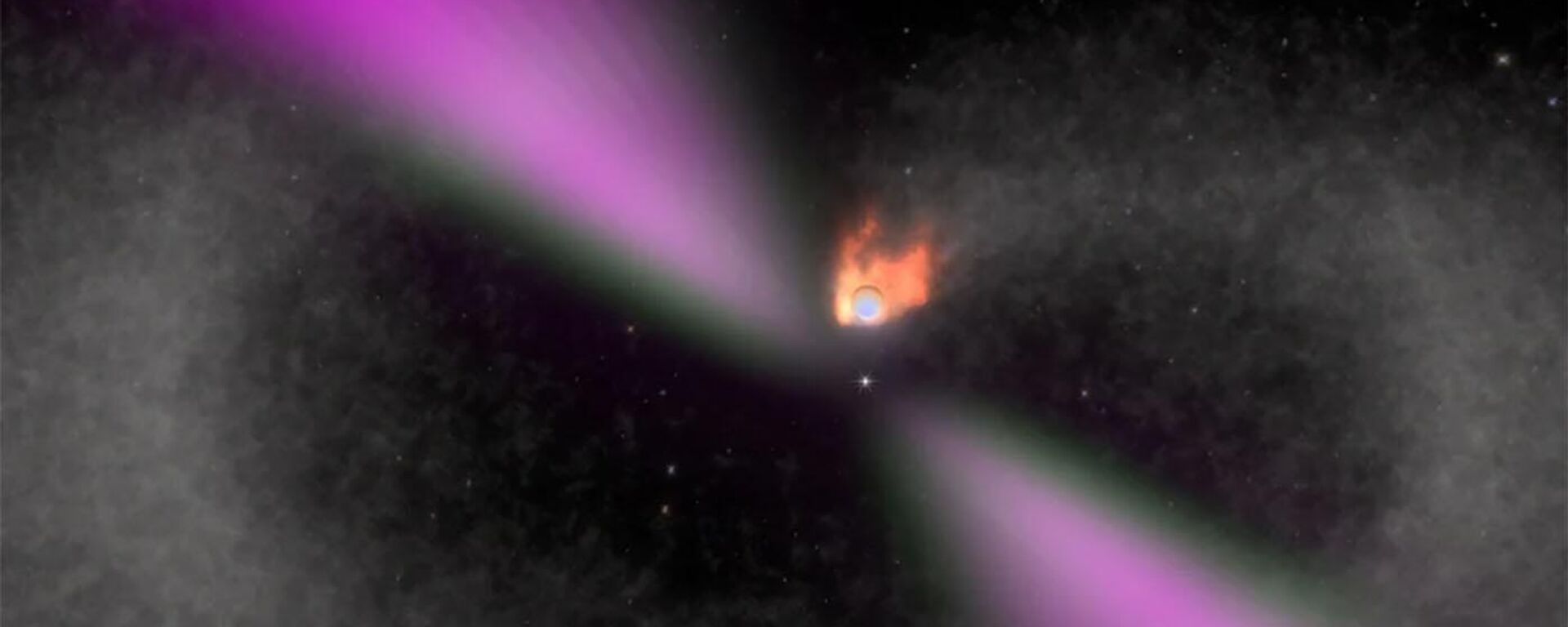 Os raios gama da viúva negra aquecem o lado ígneo do dia da estrela - Sputnik Brasil, 1920, 30.03.2023