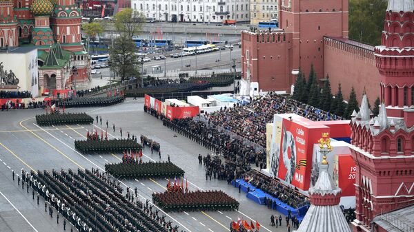 Desfile militar na Praça Vermelha no Dia da Vitória, 9 de maio de 2022 - Sputnik Brasil