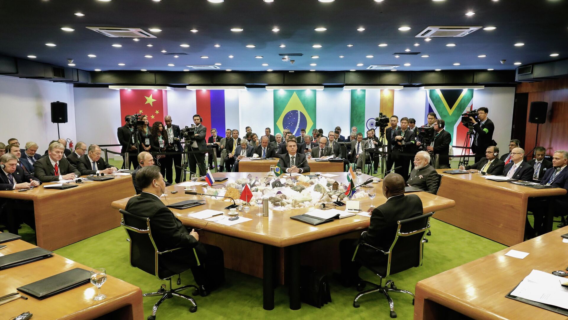 Sessão Plenária da XI Cúpula do Brics, em Brasília, em novembro de 2019 (foto de arquivo) - Sputnik Brasil, 1920, 06.10.2022