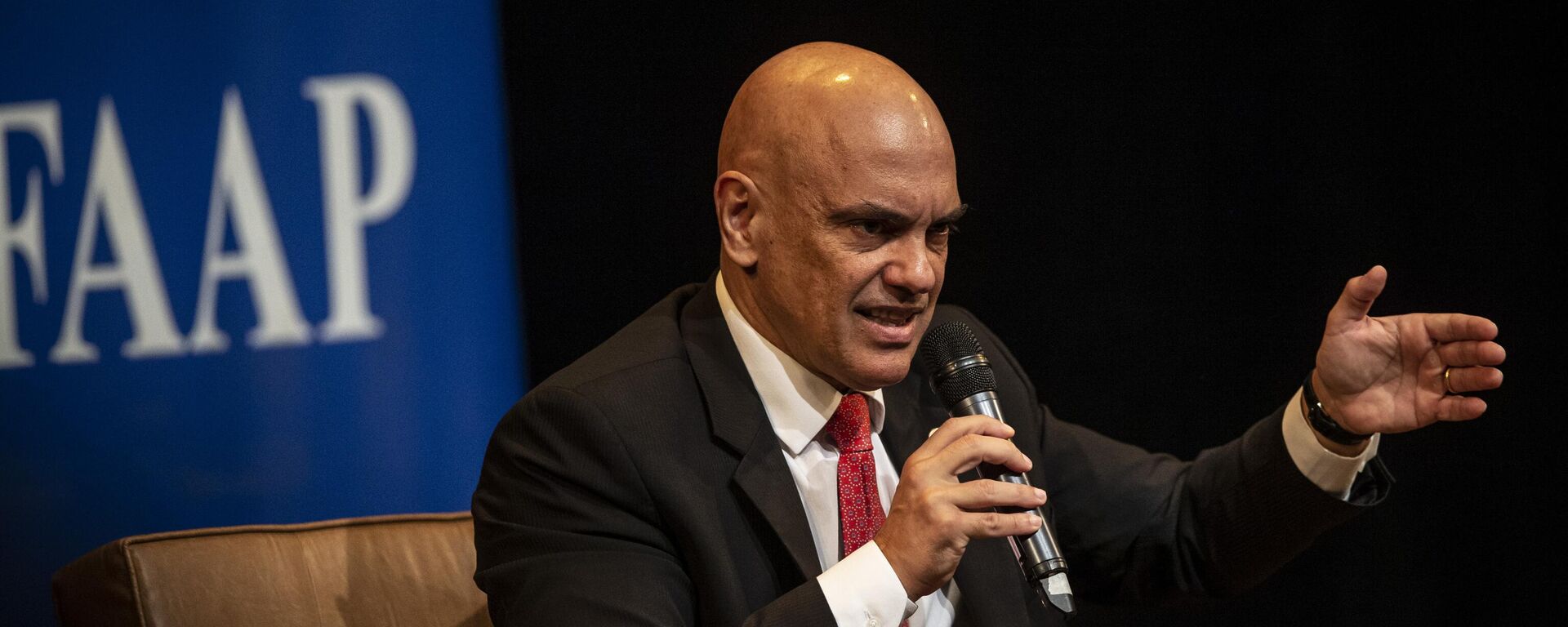 O ministro do Supremo Tribunal Federal (STF) Alexandre de Moraes, em São Paulo, 29 de abril de 2022 - Sputnik Brasil, 1920, 03.06.2022