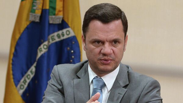 Ministro Anderson Torres em coletiva de imprensa com correspondentes estrangeiros, em 20 de maio de 2022 - Sputnik Brasil