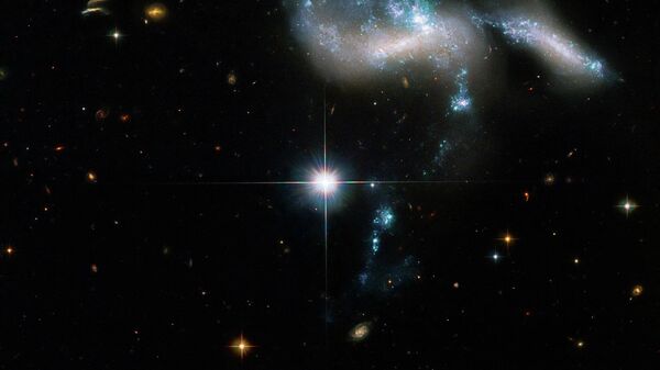 Quarteto de galáxias chamado Grupo Compacto de Hickson 31 (HCG 31) - Sputnik Brasil