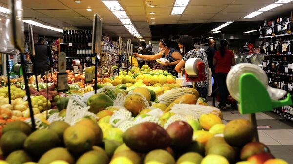 Supermercado na zona sul do Rio de Janeiro,  20 de maio de 2020 - Sputnik Brasil