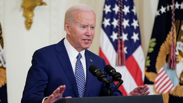 Presidente dos EUA, Joe Biden fala na Sala Leste da Casa Branca, em Washington, em 13 de junho de 2022 (foto de arquivo) - Sputnik Brasil