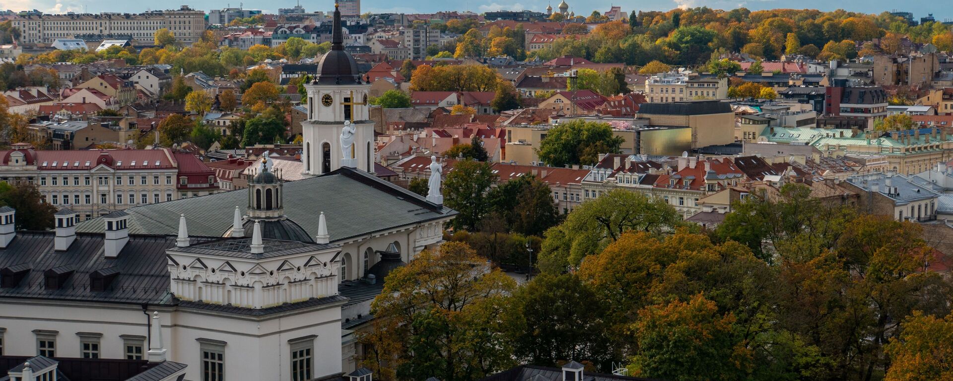 Vista aérea da cidade de Vilnius, capital da Lituânia
 - Sputnik Brasil, 1920, 04.07.2022