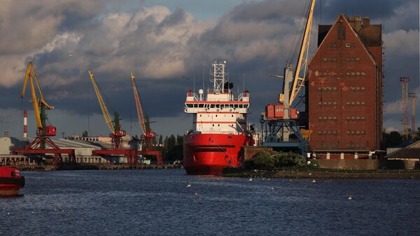 Porto comercial de Kaliningrado  - Sputnik Brasil