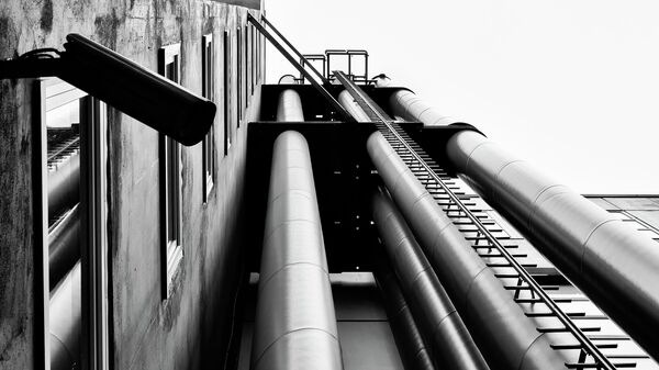 Escada em uma fábrica em Berlim, Alemanha - Sputnik Brasil