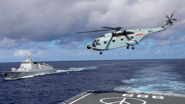 Pequim diz que suas Forças Aéreas e Navais vão realizar exercícios militares perto do estreito de Taiwan - Sputnik Brasil