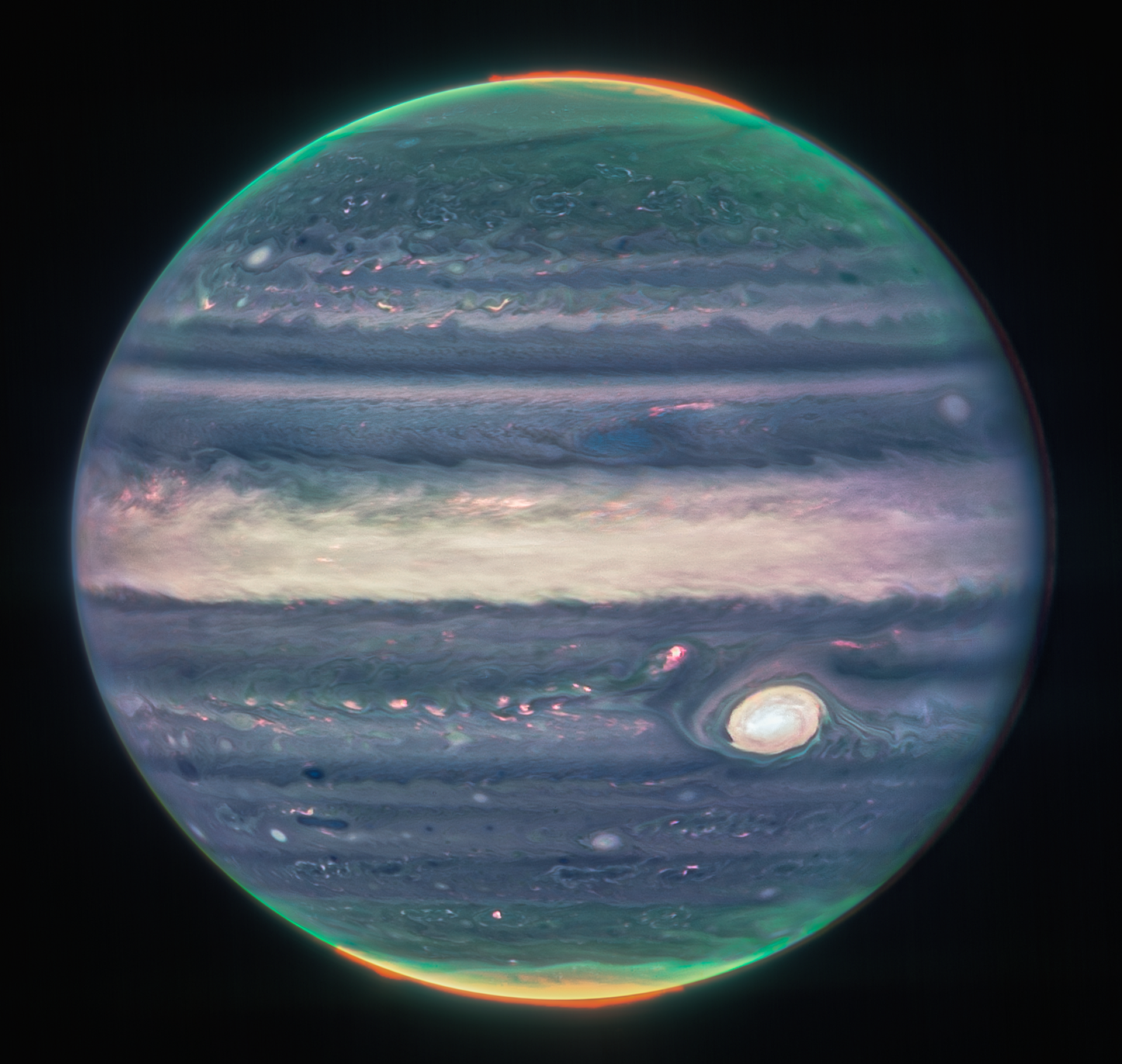 Novas imagens de Júpiter do Telescópio da Nasa James Webb - Sputnik Brasil, 1920, 25.08.2022