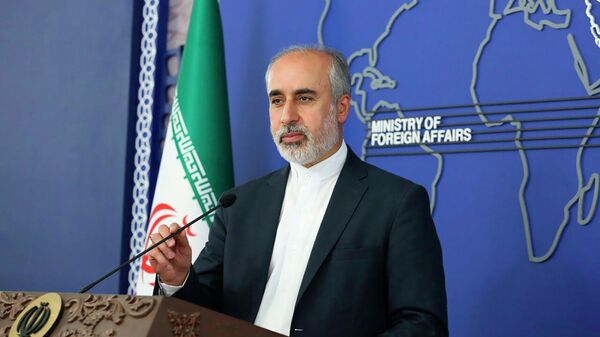 O porta-voz da diplomacia iraniana, Nasser Kanaani, Teerã, 11 de agosto de 2022 - Sputnik Brasil