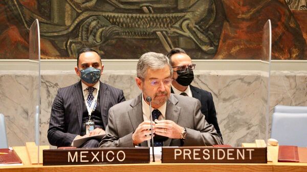 O diplomata, Juan Ramón de la Fuente, representante permanente do México na ONU - Sputnik Brasil
