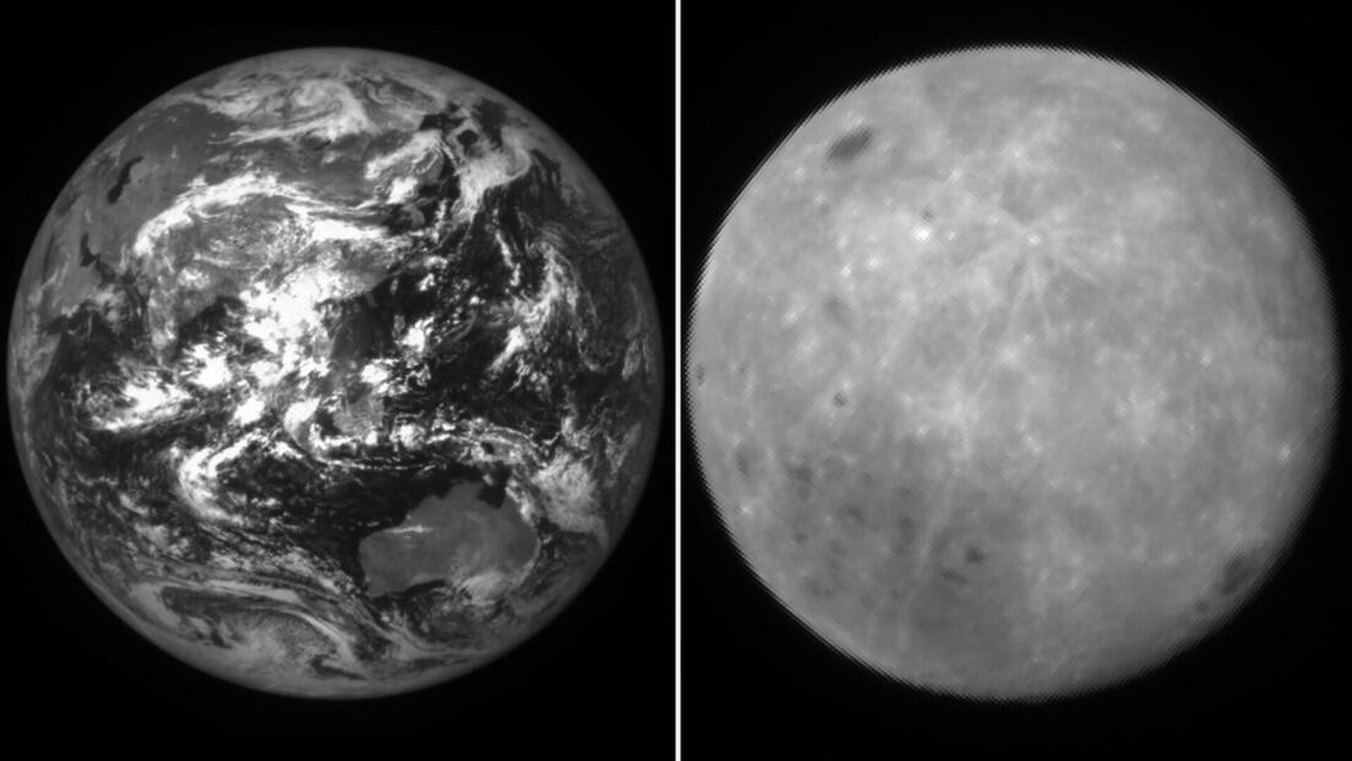 Primeiras fotografias da Terra e da Lua tiradas pela sonda sul-coreana Danuri - Sputnik Brasil, 1920, 07.09.2022