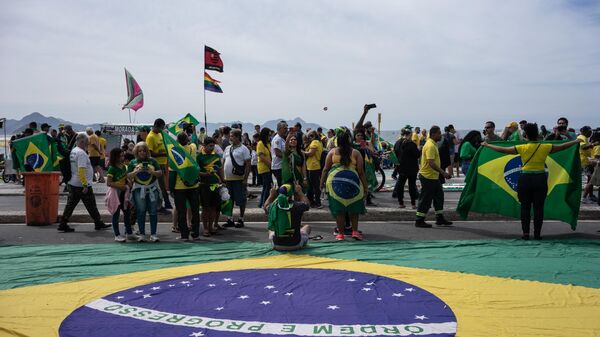 Público durante celebração do bicentenário da Independência do Brasil, em Copacabana, Rio de Janeiro, 7 de setembro de 2022 - Sputnik Brasil