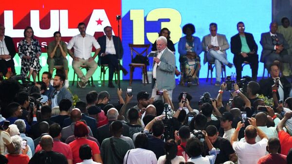 Lula participa de comício com evangélicos em São Gonçalo (RJ), 9 de setembro de 2022 - Sputnik Brasil