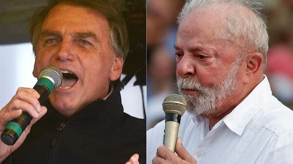 O presidente Jair Bolsonaro (PL) e o ex-presidente Luiz Inácio Lula da Silva (PT) em montagem (fotos de arquivo) - Sputnik Brasil