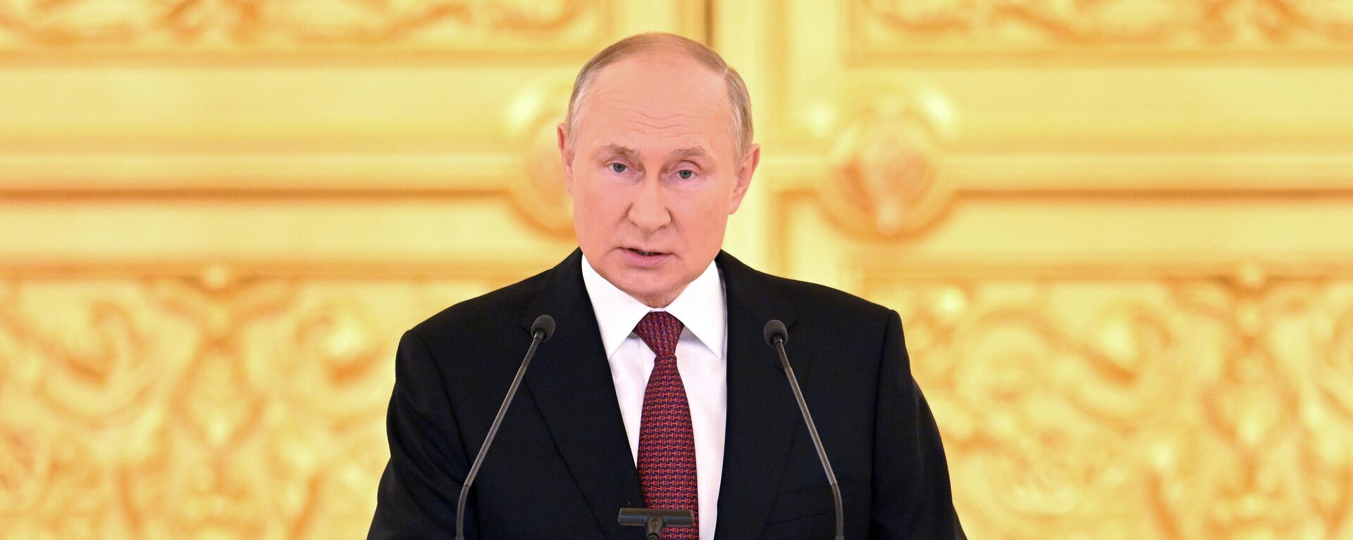 O presidente russo, Vladimir Putin, cumprimenta novos embaixadores estrangeiros chegados à Rússia, em 20 de setembro de 2022 - Sputnik Brasil, 1920, 29.09.2022